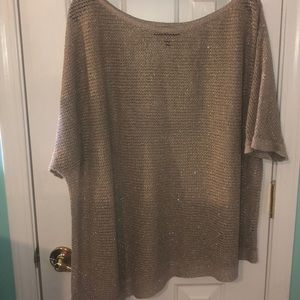 Gold Lane Bryant top
